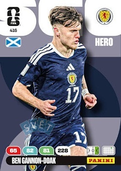 Ben Gannon-Doak Scotland Panini FIFA World Cup 2026 Adrenalyn XL #416